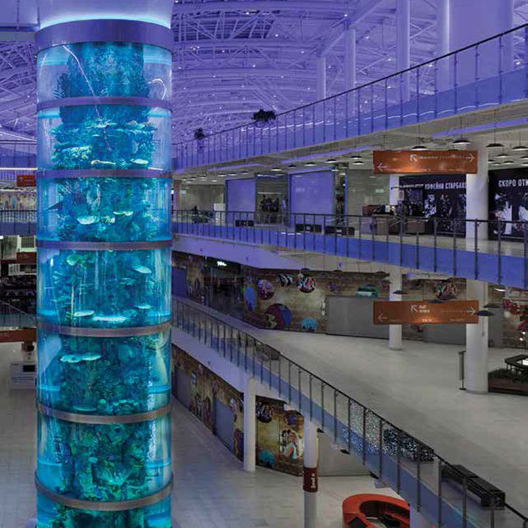 Welche professionelle Ausrüstung wird benötigt, um das Einkaufszentrum Acrylaquarium zu pflegen?
